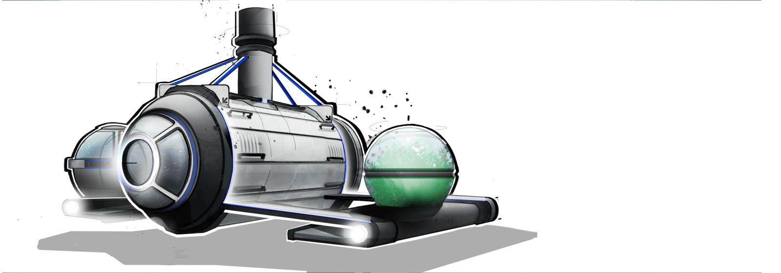 Rendu du laboratoire sous-marin Biodysseus Lab